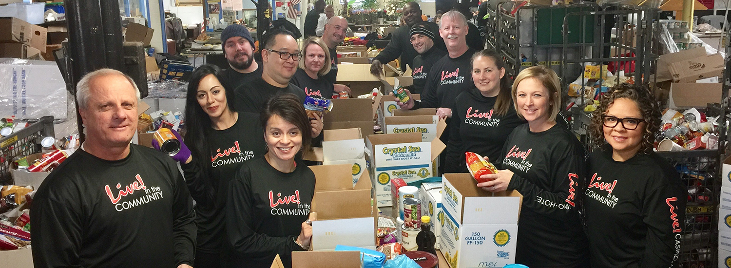 Maryland Live! Casino – Preparing Donation Gift Boxes to the Anne Arundel County Food Bank